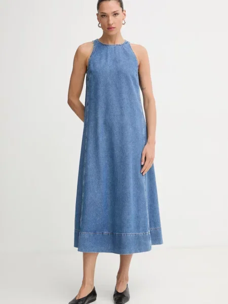 Marc O'Polo rochie din denim albastru
