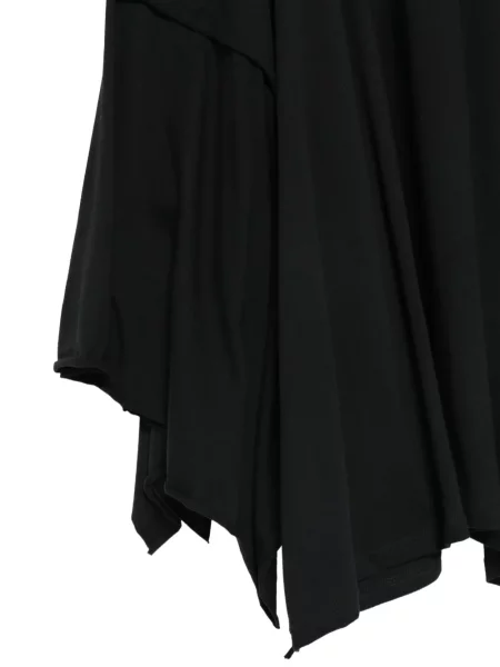 Fustă Yohji Yamamoto asimetrică negru