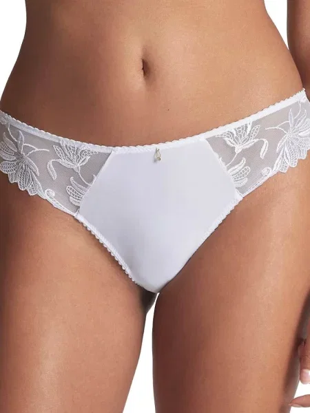Женские трусики слип с низкой посадкой білі