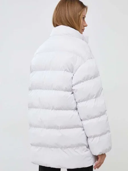 Bunda Patrizia Pepe zimní oversize šedá