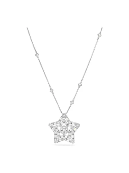Naszyjnik Swarovski szary