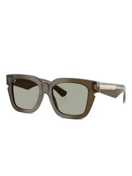Ochelari de soare pătrați Burberry Eyewear verde