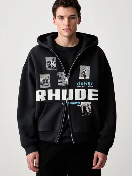 RHUDE hanorac cu glugă din pentru bărbați