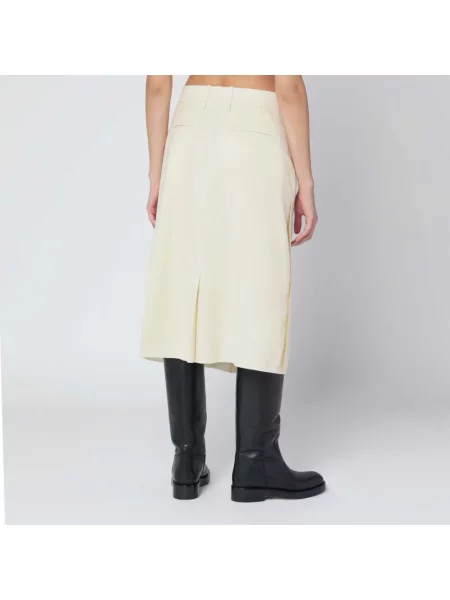 Spódnica Jil Sander beżowa