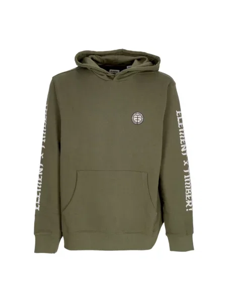 Bluza z kapturem Element z kapturem zielona