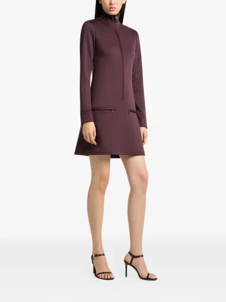 Lung rochie mini Courreges roșu