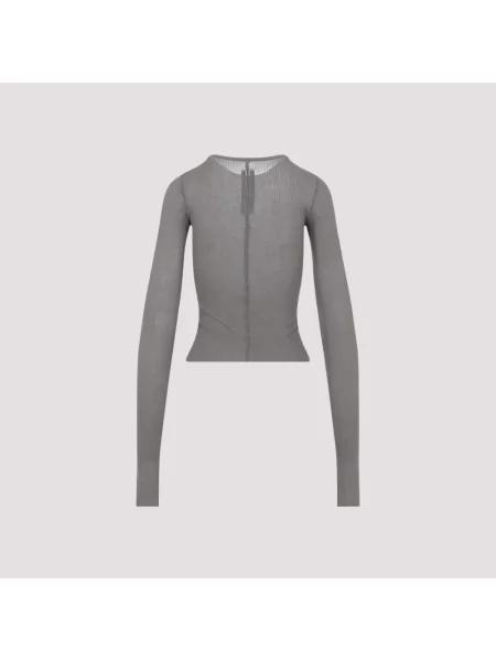 Top Rick Owens o skróconej długości szary