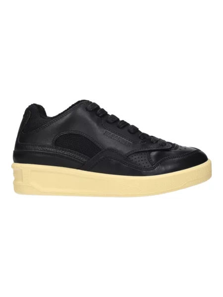 Sneakersy Jil Sander skórzane czarne