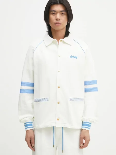 Drôle de Monsieur hanorac de Le Veste AprËs-sport barbati uni alb