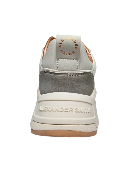 Sneakersy Alexander Smith skórzane szare
