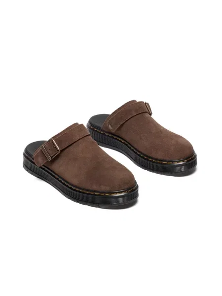 Klapki mules Dr. Martens brązowe