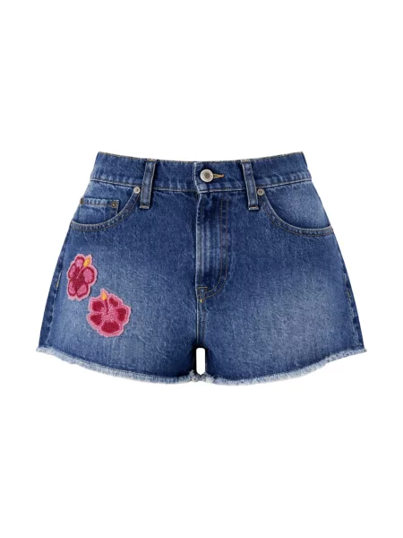 Szorty jeansowe Mc2 Saint Barth niebieskie