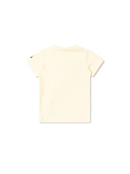 Koszulka dziecięca Moncler Enfant żółta