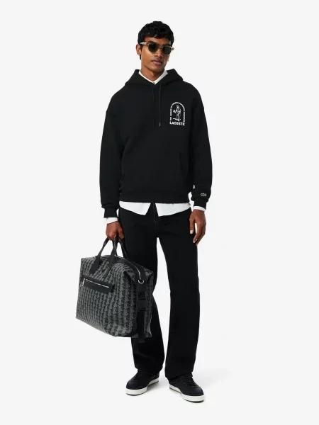 Худи Lacoste черное