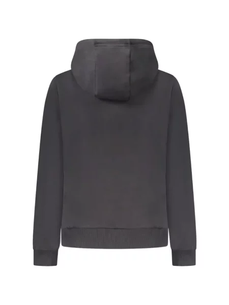 Hoodie Napapijri με σχέδιο με κορδόνι μαύρο