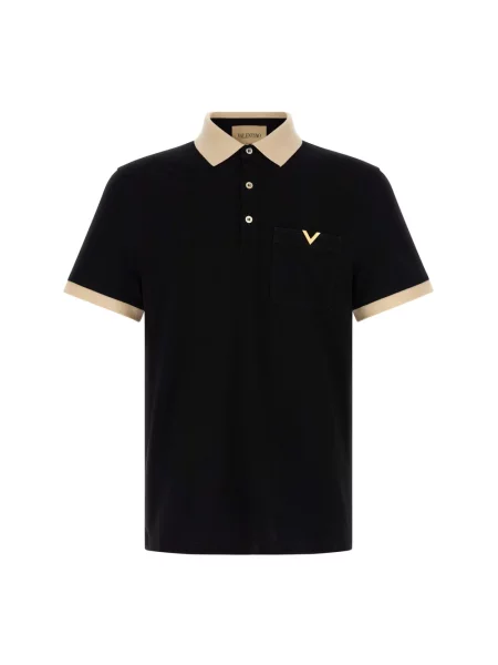 Koszulka polo Valentino Garavani czarna