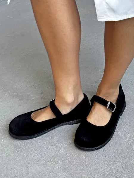 Замшеві Туфлі INNOE чорний