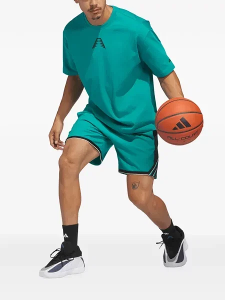 Apykaklė apkirptas marškinėliai Adidas be rankovių balta
