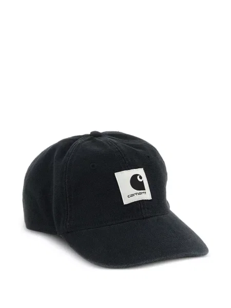 Vászon baseball sapka Carhartt Wip autogrammal fekete