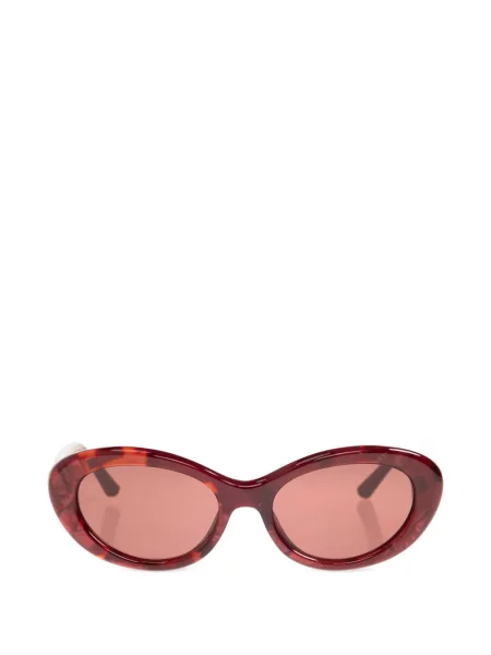 Ochelari de soare ovali Dolce & Gabbana Eyewear roșu