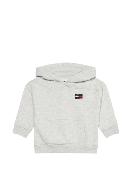 Bluza z kapturem dziecięca Tommy Hilfiger szara