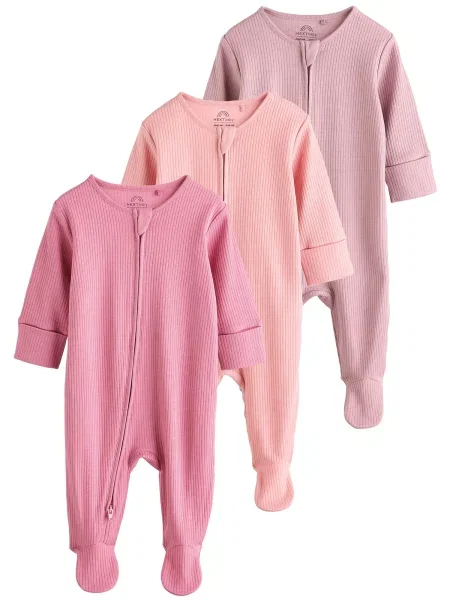 Next Pijamale mauve / pitaya / pudră roz