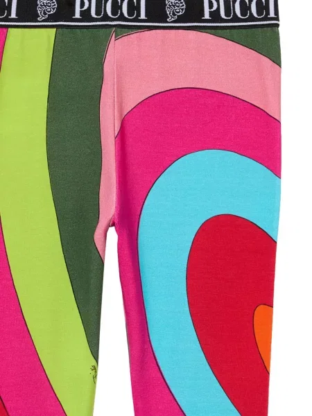 Legginsy dziecięce Pucci różowe