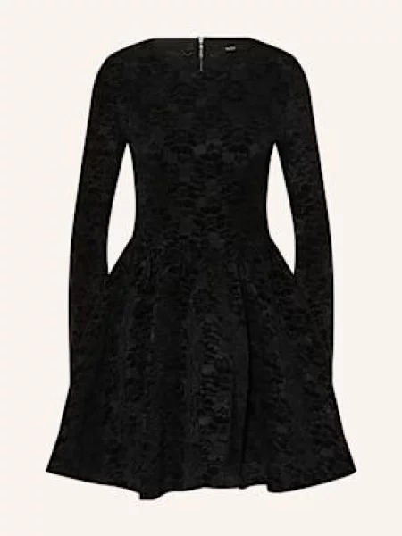 Maje Sukienka Z Koronki schwarz czarna