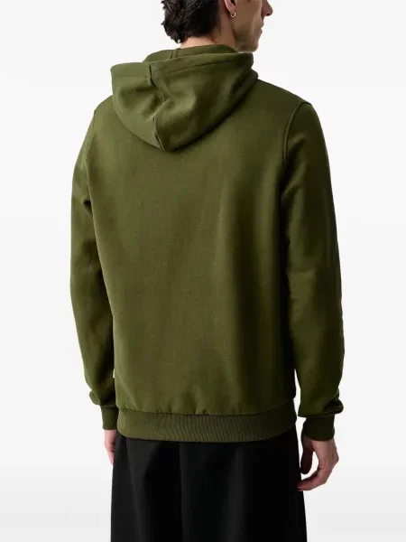 Bluza z kapturem Les Deux z logo ze sznurkiem zielona