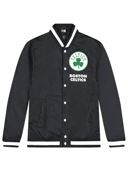 NEW ERA Prehodna jakna zelena / črna bela