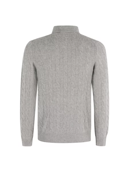 Sweter Polo Ralph Lauren z kaszmiru szary