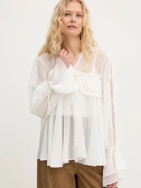 Pinko bluză femeiască alb