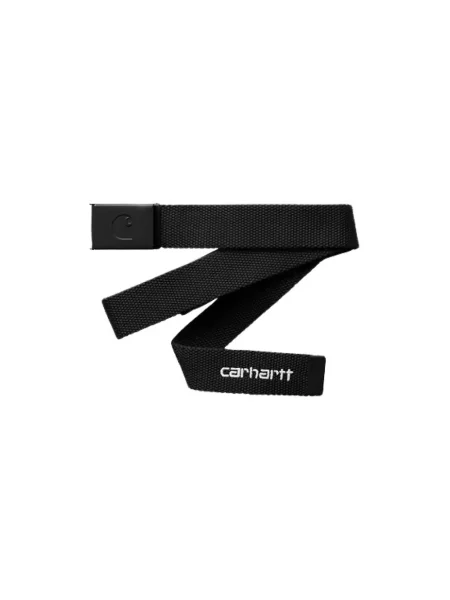 Pasek Carhartt Wip z logo czarny
