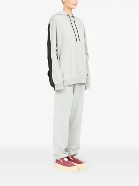 Суичър с качулка Mm6 Maison Margiela сиво