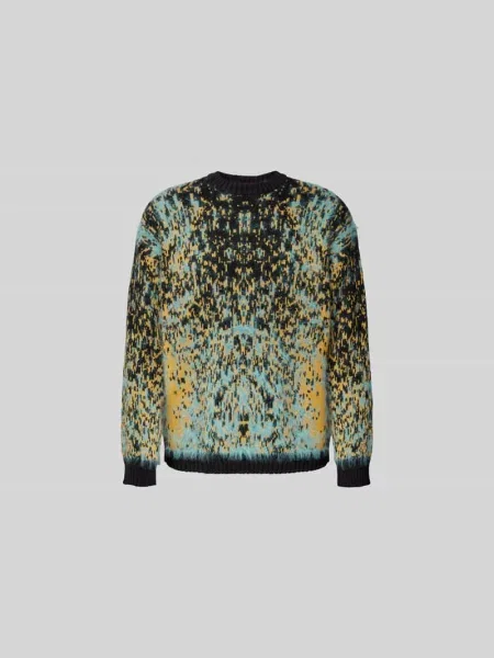 Sweter ze stójką Diesel czarny
