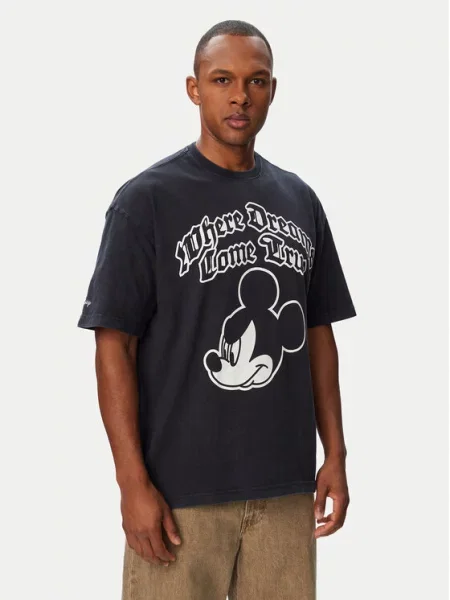 Adidas T-Shirt Adidas Disney Mickey Mouse Dreams Μαύρο λευκό
