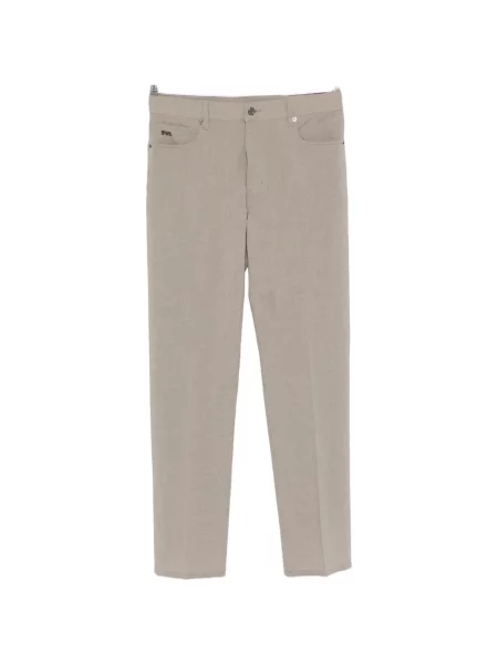 Pantaloni Emporio Armani cu autograf verde
