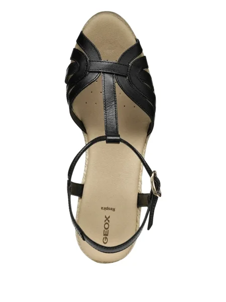 Espadrile Geox cu pană negru