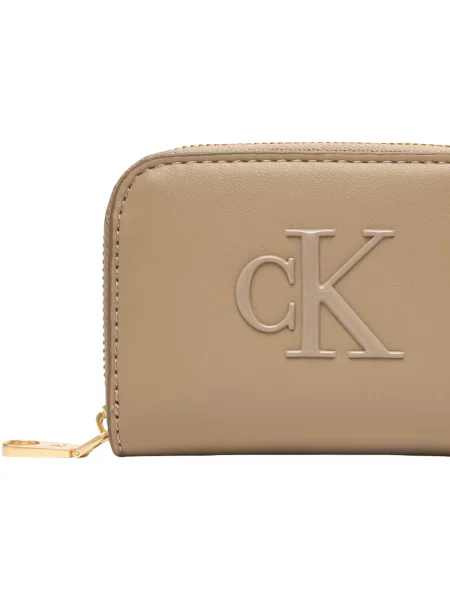 Calvin Klein Peněženka cappuccino béžová