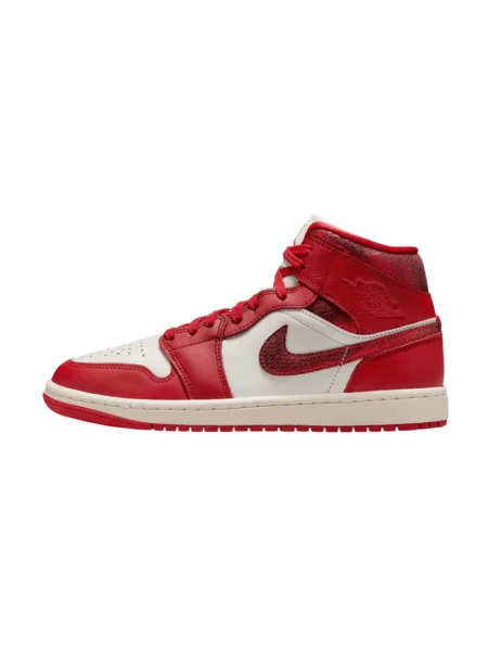 Sneakersy Jordan Air Jordan 1 skórzane czerwone