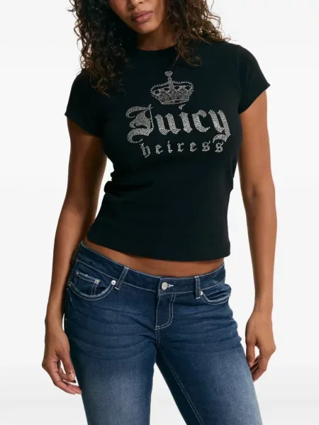 Μπλούζα Juicy Couture μαύρο