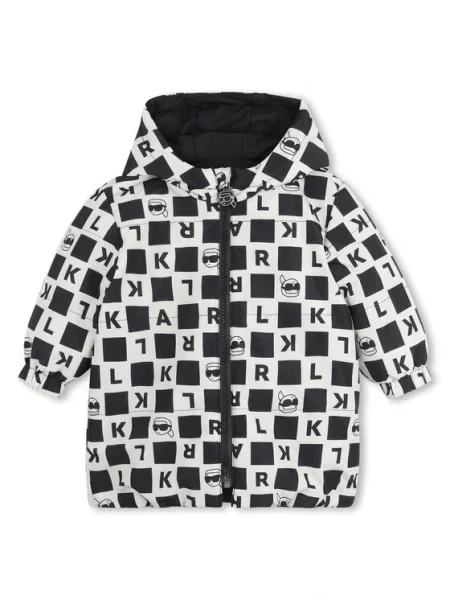 Karl Lagerfeld Kids Зимно яке бежов