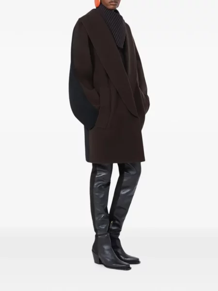 Gulerat palton Sportmax maro