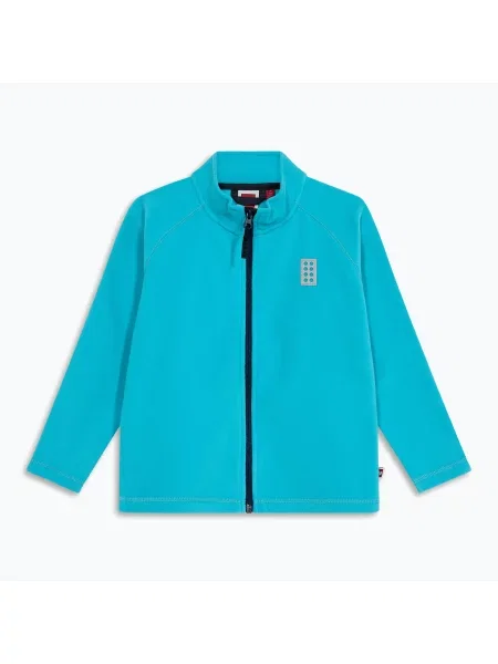 Gyerek polár pulóver LEGO Lwsinclair bright blue. Méret: kék