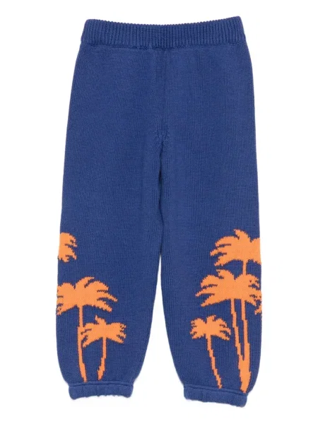 Spodnie dziecięce Palm Angels niebieskie