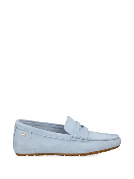 Pantofi loafer Tommy Hilfiger din piele albastru
