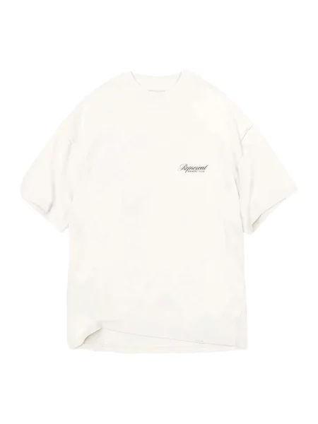 T-shirt REPRESENT Represent Owners Club Script T-Shirt Flat White S beżowa