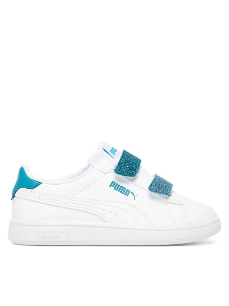 Puma Снікерcи Smash L Glitter Velcro V Ps 08 білий