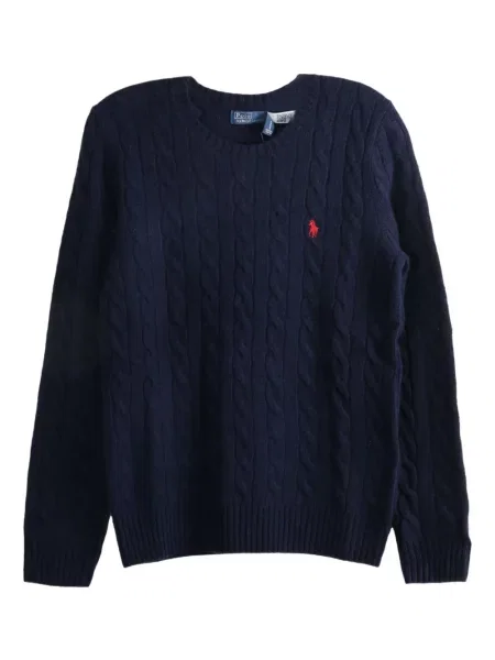 Pikowany sweter Polo Ralph Lauren zielony
