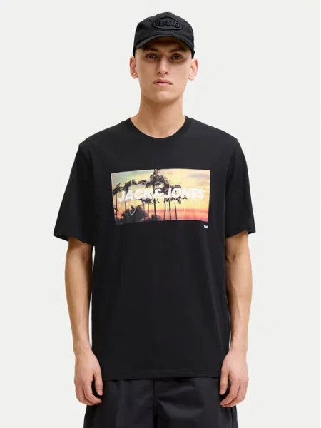 Jack & Jones Tricou Indiana Tee negru